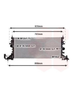 COMPATIBLE CON RADIADOR OPEL ASTRA K 1.0 1.4 1.6 2015.06
