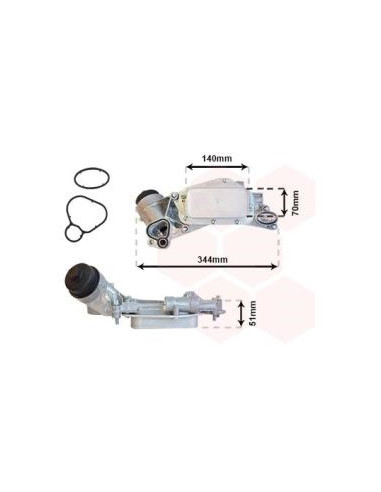 COMPATIBLE CON RADIADOR OLEO OPEL ASTRA H...