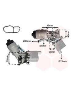 COMPATIBLE CON RADIADOR OLEO OPEL ASTRA H ZAFIRA 1.4TURBO...