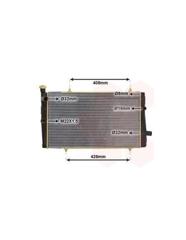 COMPATIBLE CON RADIADOR PSA 309 I,II 1.1 1.4...