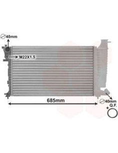 COMPATIBLE CON RADIADOR PSA 306 XSARA ZX 1.1 1.4 1.6