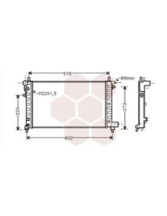 COMPATIBLE CON RADIADOR PSA 106 I 1.5 D