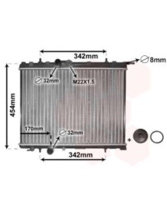 COMPATIBLE CON RADIADOR PSA 206
