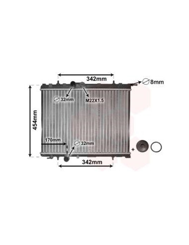 COMPATIBLE CON RADIADOR PSA 206
