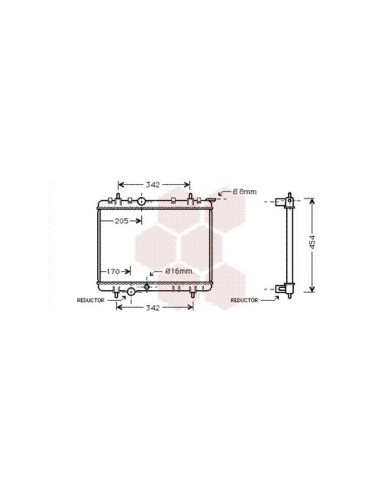 COMPATIBLE CON RADIADOR PSA 307 XSARA 1.6
