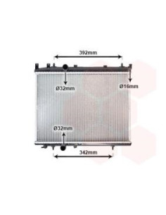COMPATIBLE CON RADIADOR PEUGEOT 206 1.6HDI 2004