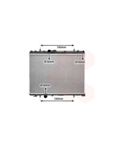 COMPATIBLE CON RADIADOR CITROEN C5 2004