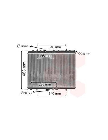 COMPATIBLE CON RADIADOR CITROEN C2 C3 207 208...
