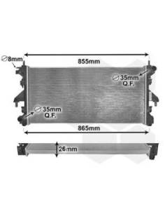 COMPATIBLE CON RADIADOR FIAT DUCATO JUMPER 3.0 HDI S AC 06