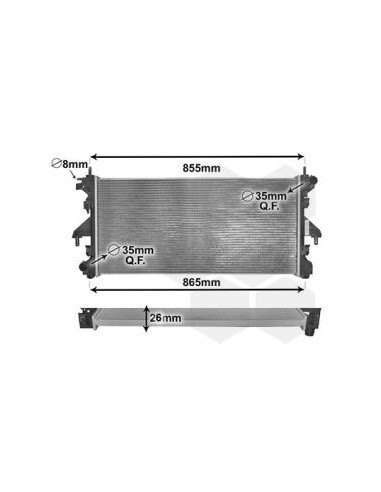 COMPATIBLE CON RADIADOR FIAT DUCATO JUMPER 3.0...