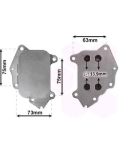 COMPATIBLE CON RADIADOR OLEO CITROEN C1 C2 C3 BERLINGO...