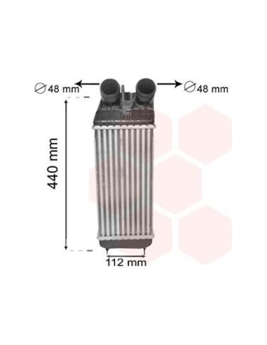 COMPATIBLE CON INTERCOOLER PEUGEOT 207 2006