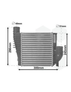 COMPATIBLE CON INTERCOOLER CITROEN BERLINGO 308 3008 ALL...