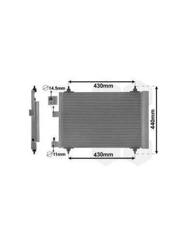 COMPATIBLE CON CONDENSADOR PSA 406 607 XSARA