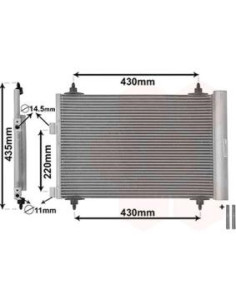 COMPATIBLE CON CONDENSADOR PEUGEOT 307 TODOS MODELOS 2.0...