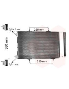 COMPATIBLE CON CONDENSADOR PEUGEOT 207 WA, WC