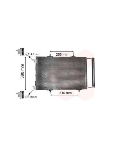 COMPATIBLE CON CONDENSADOR PEUGEOT 207 WA, WC