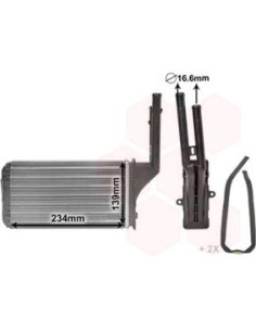 COMPATIBLE CON RADIADOR CALEFACCION PEUGEOT 106 91