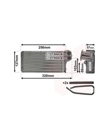 COMPATIBLE CON RADIADOR CALEFACCION PSA 307