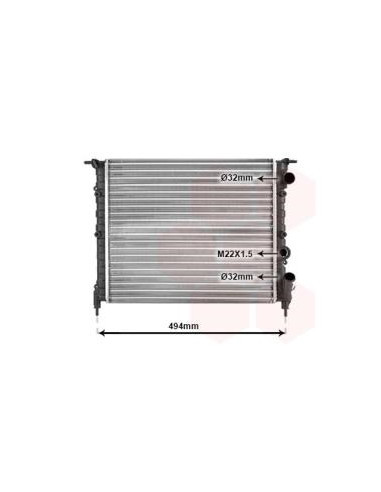 COMPATIBLE CON RADIADOR RENAULT 21 CLIO I 1.4...