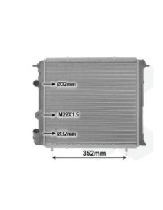 COMPATIBLE CON RADIADOR RENAULT 19 I,II TRAFIC II 1.4 1.