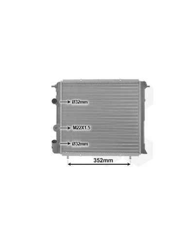 COMPATIBLE CON RADIADOR RENAULT 19 I,II TRAFIC...