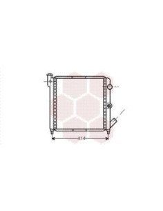 COMPATIBLE CON RADIADOR RENAULT 11 5 SUPER 9 EXPRESS