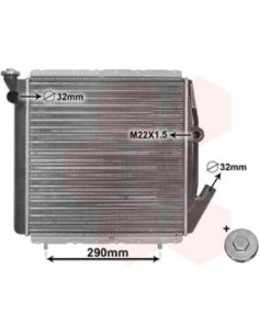 COMPATIBLE CON RADIADOR RENAULT 11 5 SUPER 9 1.6 D