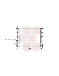 COMPATIBLE CON RADIADOR RENAULT 19 I,II CLIO I EXPRESS