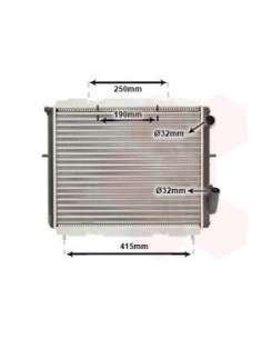 COMPATIBLE CON RADIADOR RENAULT CLIO I 1.9 D