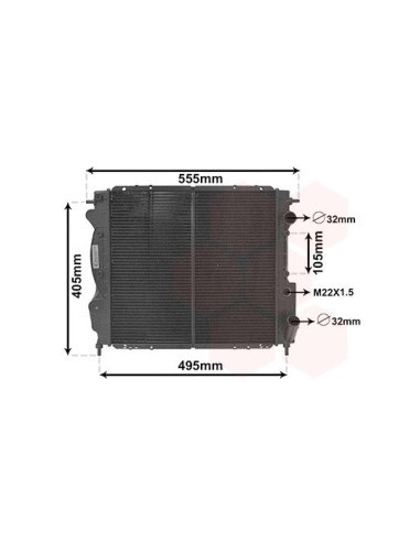 COMPATIBLE CON RADIADOR RENAULT CLIO I 1.7 1.8,Rsi