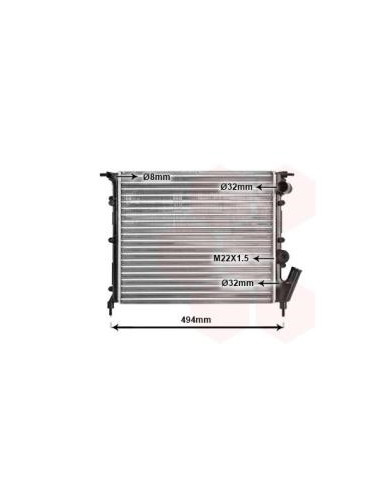 COMPATIBLE CON RADIADOR RENAULT EXPRESS RAPID...