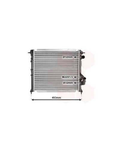 COMPATIBLE CON RADIADOR RENAULT EXPRESS 1.6...
