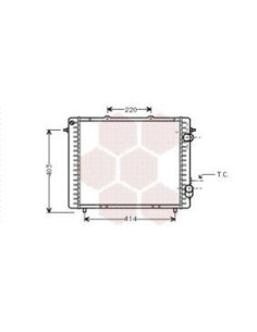 COMPATIBLE CON RADIADOR RENAULT EXPRESS RAPID 1.9 D