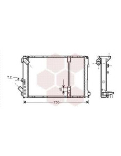 COMPATIBLE CON RADIADOR RENAULT ESPEJOACE III LAGUNA I...