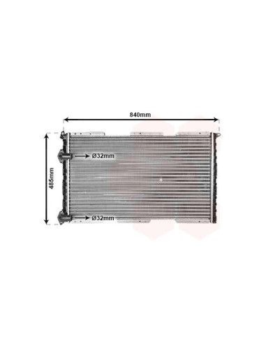 COMPATIBLE CON RADIADOR OPEL RENAULT MASTER...