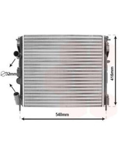 COMPATIBLE CON RADIADOR RENAULT CLIO II 1.9DTI AC 2000