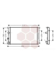 COMPATIBLE CON RADIADOR OPEL MOVANO 2.2 2.5 DTI 2000