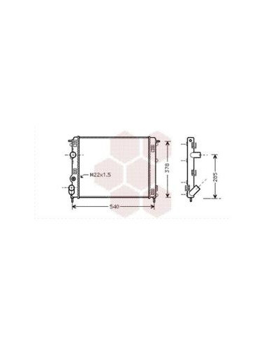 COMPATIBLE CON RADIADOR RENAULT CLIO 2001 LOGAN...