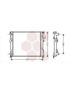 COMPATIBLE CON RADIADOR RENAULT TRAFIC VIVARO PRIMASTAR...