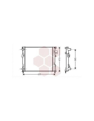COMPATIBLE CON RADIADOR RENAULT TRAFIC VIVARO...