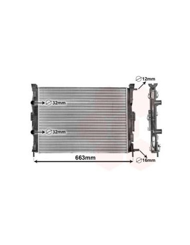 COMPATIBLE CON RADIADOR RENAULT MEGANE 1.4 1.5...