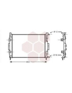 COMPATIBLE CON RADIADOR RENAULT MEGANE 1.9 DCI 2002