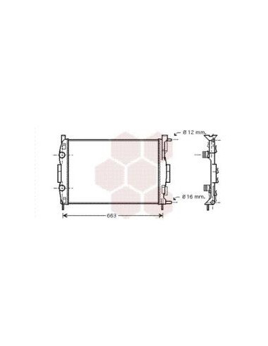 COMPATIBLE CON RADIADOR RENAULT MEGANE 1.9 DCI...