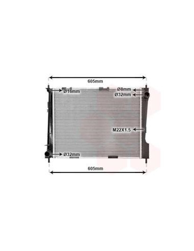 COMPATIBLE CON RADIADOR RENAULT CLIO 1.4 1.6...