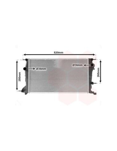 COMPATIBLE CON RADIADOR RENAULT 1.9 2.0 DCI 2010