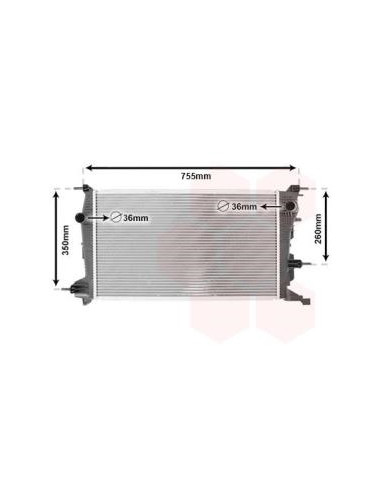 COMPATIBLE CON RADIADOR RENAULT 1.5 DCI 2008