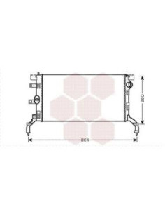 COMPATIBLE CON RADIADOR RADIADOR RENAULT LAGUNA 1.6 2.0...