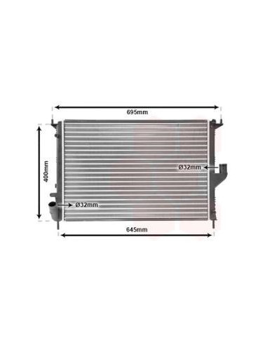 COMPATIBLE CON RADIADOR DACIA LOGAN DUSTER SANDERO