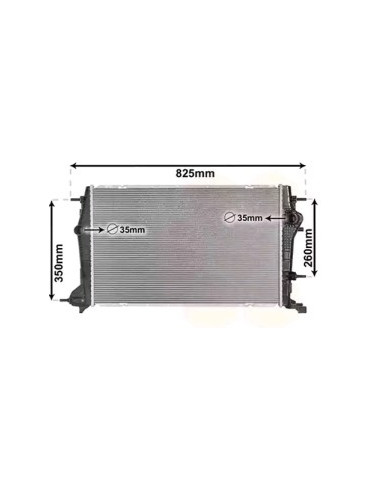 COMPATIBLE CON RADIADOR RENAULT SCENICON 1.9DCI...